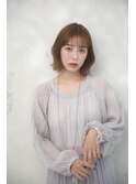 大人かわいい透け感ベージュ stylist moka
