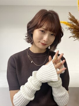 サンクチュアリー ウィズ コネクト(Sanctuary with connect) 切りっぱなしボブ×韓国アレンジ