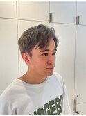 【川辺晴加】ハイトーンカラーにハーフアップバングショート