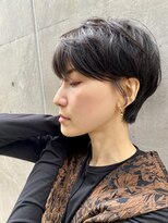 ハルキ ミナト ジャパン オオサカ(HARUKI MINATO japan OSAKA)&nbsp;40代50代小顔似合わせカットくびレイヤーエモージュ大人可愛い