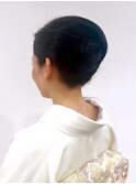 色留袖ヘアセット