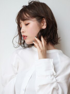 マイラ 銀座(myla) 韓国切りっぱなしボブ美髪エアリーロングレイヤーピンクブラウン