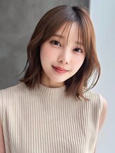 アグ ヘアー レイル 新津店(Agu hair rail) 《Agu hair》アースカラーくびれ×numberA.トリートメントオイル