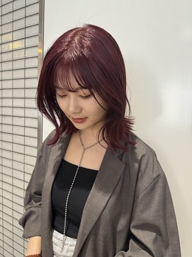 ハピネス 王寺店(Happiness) 奈良　王寺　20代30代切りっぱなしボブ外ハネ