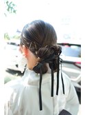 ★ヘアアレンジ&浴衣の着付け＃アレンジ＃着付け＃浴衣