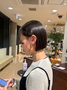 ヘアサロン アウラ(hair salon aura) ぱつっとボブ