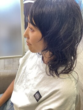 フランヘア 新宮店(Flan hair) 柔らかミディーパーマデザイン