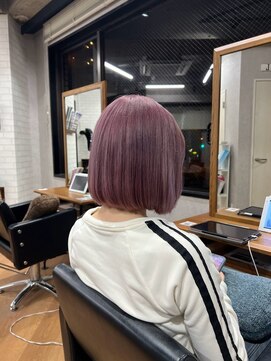 ビス ヘア アンド ビューティー 西新井店(Vis Hair＆Beauty) ボブスタイル/ハイトーンボブ/ブリーチカラー/ダブルカラー