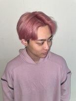 ワークスヘアー(WORKS HAIR) ライトピンク ブリーチカラー