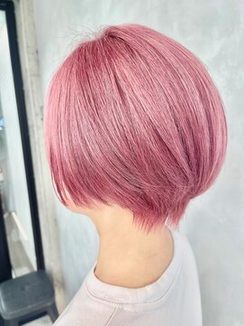 アコ(Aco) ミルキーピンク/丸みショート