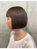 大人の魅力際立つミニマムボブ[下北沢/下北沢駅]