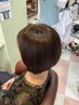 【今月限定】健康毛やショートの人向き！ ◆カット+カラー+髪質改善◆13200→