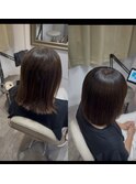 髪質改善矯正の仕上がり