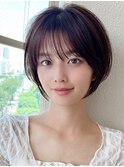大人かわいい前髪ありのマッシュショート【浦和】