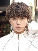 フィフス 大分(fifth)&nbsp;大分重めプードルパーマ強めメンズカットラウンドマッシュ10代