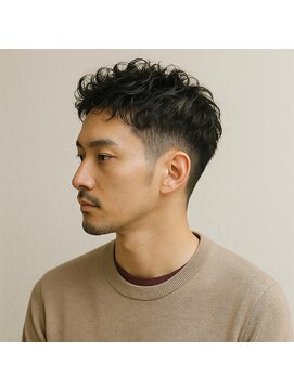 スープレックス ヘアーデザイン(SOUPREX HAIR DESIGN) ナチュラルパーマ刈り上げスタイル　20代 30代 40代 50代 60代