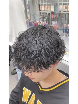 オムデュー(HOMME DEUX) 【KAITO】波巻きクリームケアパーマ！