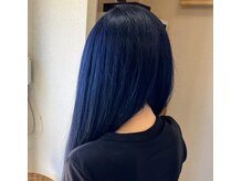 サロン レミュー(salon Remyu)の雰囲気（ブリーチありのデザインカラー　痛み軽減ブリーチを使用）