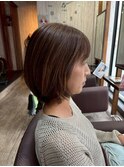 前下がりショートボブ