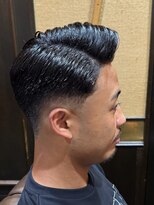ヒロギンザ 大宮駅前店(HIRO GINZA)&nbsp;クラシックポンパドール×フェード