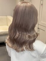 ベレーザ 川越(Beleza)&nbsp;ba14340_ミルクティーアッシュハイトーンカラー艶髪ワンホンヘア