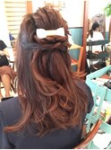 カジュアルにも可愛いハーフアップ[ヘアセット　立川/立川南口]