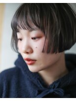 ニコヘアー(niko hair) スモーキーアッシュボブ▼LINEID@vey3047y