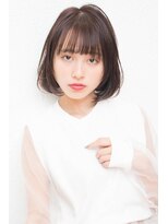 モニカ 西宮北口(Monica)&nbsp;大人かわいい伸ばしかけグレージュナチュラルボブ