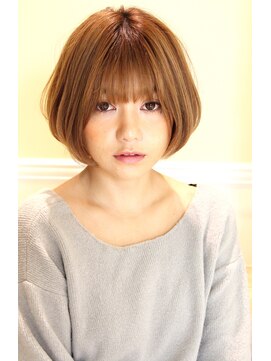 レウナ 外苑前(Reuna) 30代40代人気 お手入れ簡単丸みが可愛いボブ ひし形ボブ