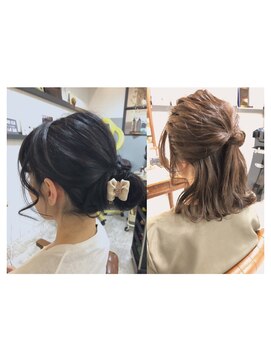 ヴァロ ヘアデザイン(valo Hair Design) お出かけアレンジ