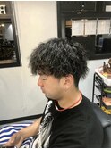ツイストスパイラルパーマ×マッシュ