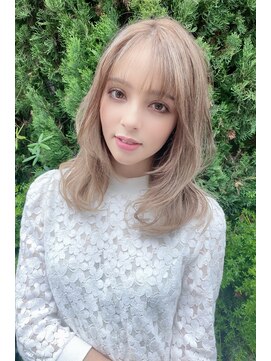 クーエフー(coo et fuu) シースルーバング、前髪のワンカールセミロング♪藤沢3