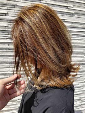 タブーセントラル(TABOO Central) ネオウルフ×3Dハイライト×透明感ブランジュカラー