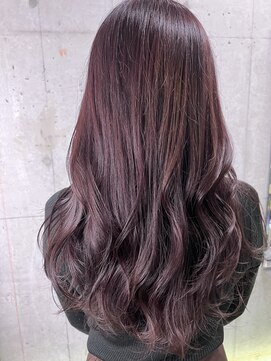 フラット(FLAT) ガーネットレッド×ロング