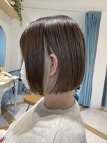 ロンド ストラーダ 心斎橋(Lond strada) シルキーベージュ×グレージュカラー【髪質改善/縮毛矯正】