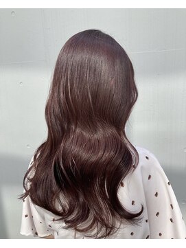 ジーナ 渋谷駅前(Zina) shion ブリーチなしで作るチョコレートピンク