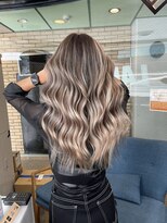 ラフ 難波店(LAFF)&nbsp;#黒髪#ボブルフ#ネビージュ#小顔#ワンレン