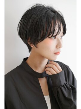 カライングドゥ(ing deux) 大人可愛い20代30代40代暗髪丸みベリーショート◎