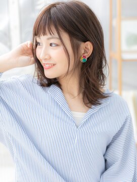 モッズヘア 越谷(mod's hair) ★大人ガーリーぱっつんバング外ハネボブウルフ20代30代40代★9