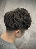 ツーブロショートマッシュ