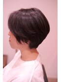 【Sec. hair design 水戸】奥行きショートボブ+iNOAオイルカラー