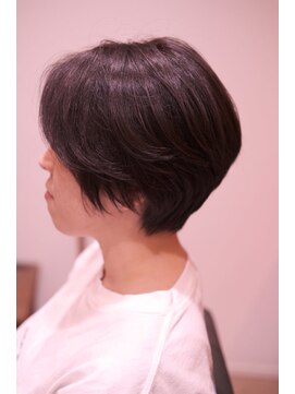 セックヘアデザイン(Sec hair design) 【Sec. hair design 水戸】奥行きショートボブ+iNOAオイルカラー