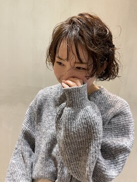 キジ(KIJI) マッシュショート×パーマ