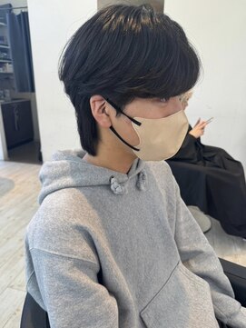 ダブル(W) メンズ/韓国ショート