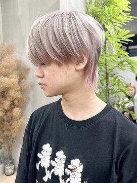 ギークス(GEEKS) 【GEEKS渋谷】マッシュウルフ/ミルクベージュ/インナー/ピンク