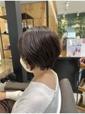 人気丸みショート