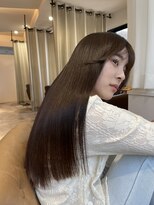 アンス 大阪梅田(ANs.)&nbsp;20代 30代 40代 ロング 髪質改善 似合わせカット 艶感 横顔美人