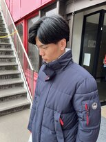 アイズ 海老名(AIZU) センターパート ニュアンスパーマ マッシュ 眉毛