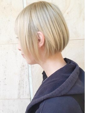 ランプ(Lamp) くびレイヤーグレーベージュニュアンスカラー白髪染め白髪ぼかし