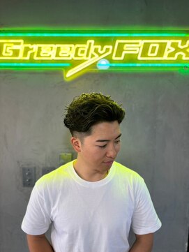 グリーディーフォックス 代々木(Greedy FOX) 波巻き/ハイライト/マッシュパーマ/ウルフ[シェービング]